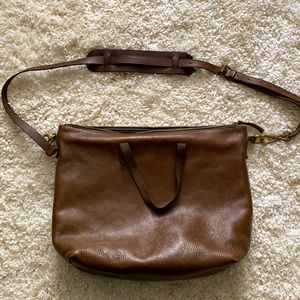 Madewell Leather Purse Bag Greenish Brown
